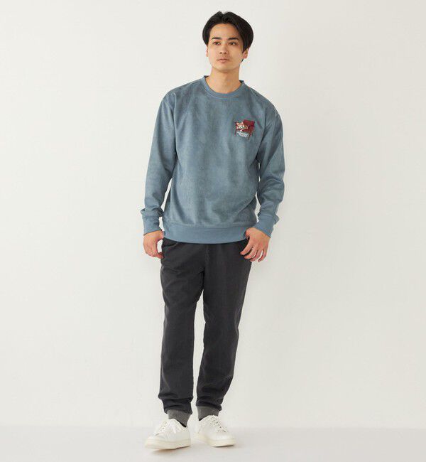 SHIPS Colors 「SHIPS Colors:フェイクスエード (ポリエステル) エンブロイダリー スウェット」|スウェット・ジャージ|