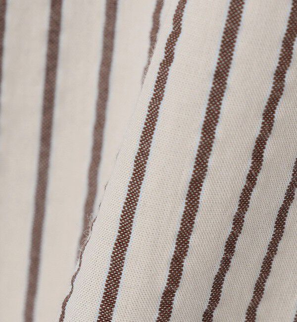 SHIPS any「SHIPS any: シアサッカー ストライプ バンド スキッパー ハーフスリーブ シャツ◇」|シャツ・ブラウス|