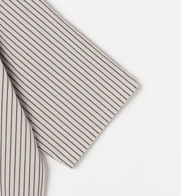 SHIPS any「SHIPS any: シアサッカー ストライプ バンド スキッパー ハーフスリーブ シャツ◇」|シャツ・ブラウス|