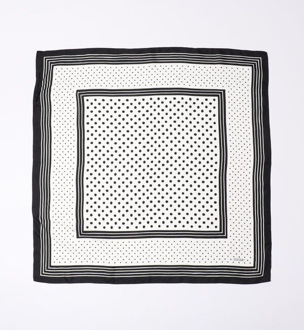 SOULEIADO「シルクプリントスカーフ」|バンダナ・スカーフ|