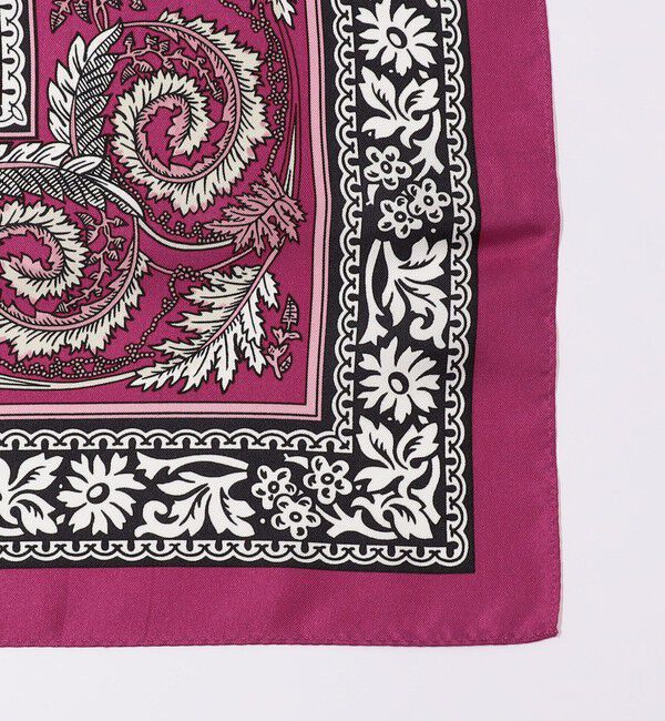 SOULEIADO「シルクプリントスカーフ」|バンダナ・スカーフ|