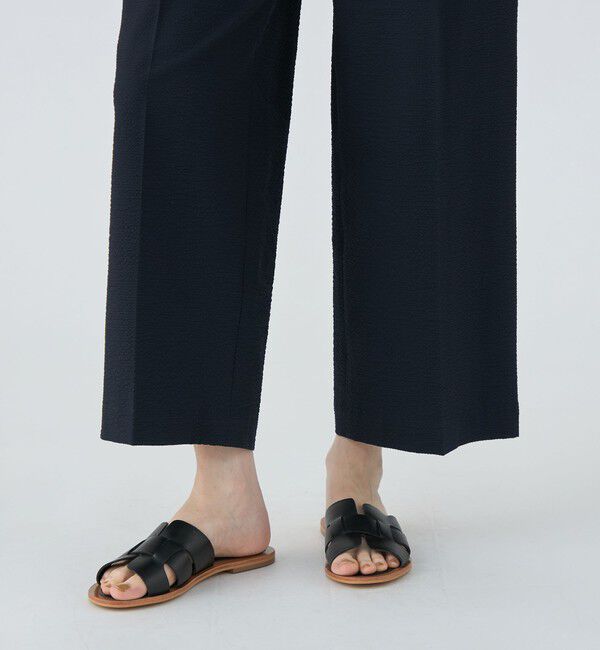 MACPHEE「ポリエステルサッカー サロペット」|オールインワン|