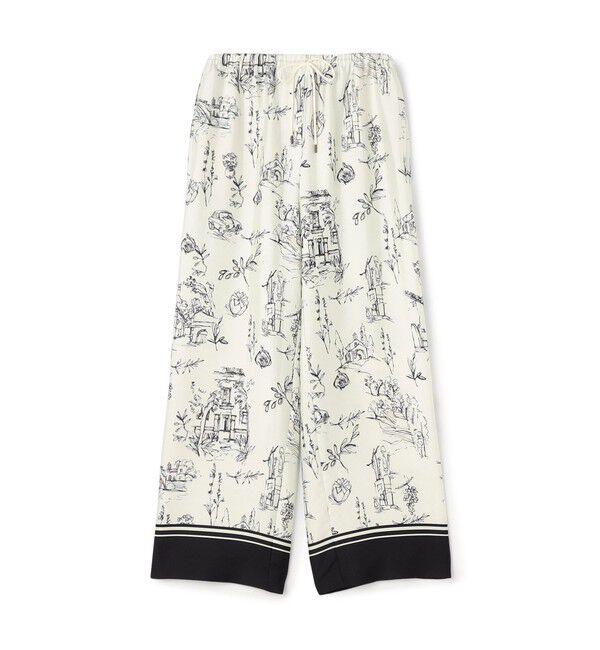 TOMORROWLAND collection「プロヴァンスプリント ストレートパンツ」|その他|68 ネイビー系