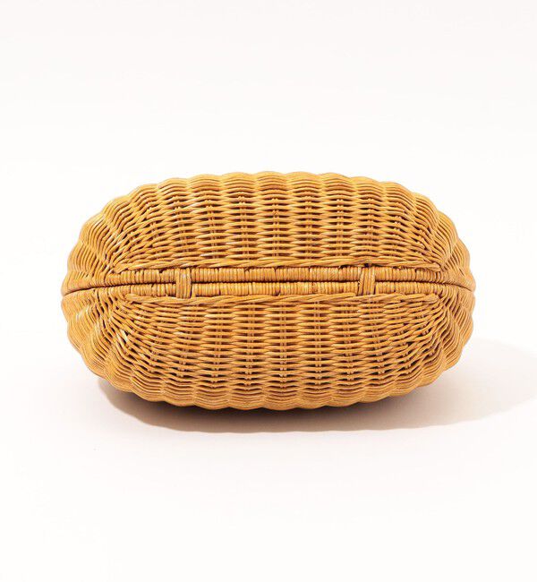 SOULEIADO「SOULEIADO ラタン サークルバッグ」|かごバッグ|