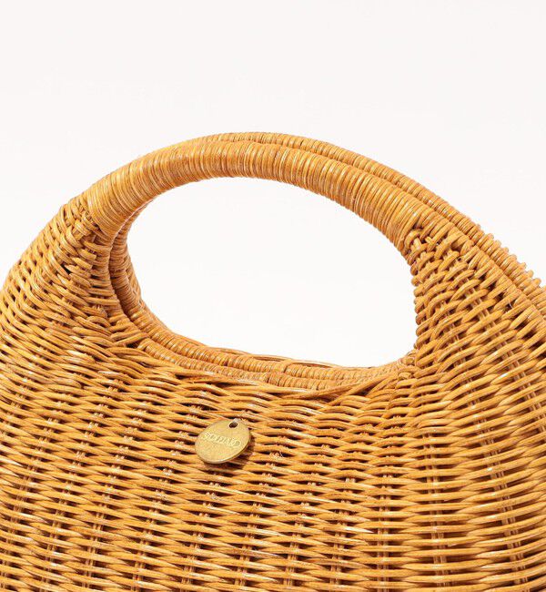 SOULEIADO「SOULEIADO ラタン サークルバッグ」|かごバッグ|