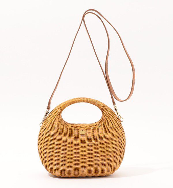 SOULEIADO「SOULEIADO ラタン サークルバッグ」|かごバッグ|
