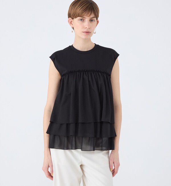 Ballsey「ジャージーコンビ ティアードプルオーバー」|Tシャツ・カットソー|