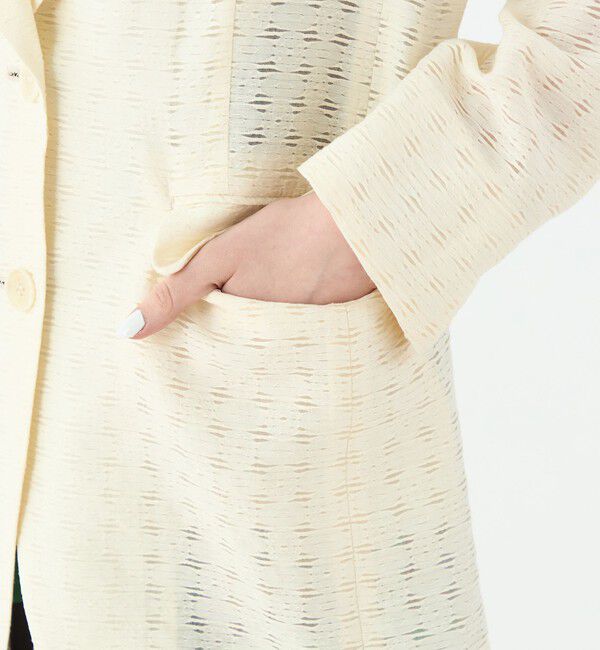 Ballsey「シアーオーバル テーラードジャケット」|テーラードジャケット|