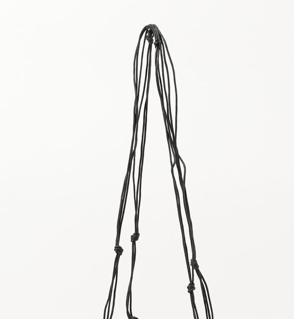 TOMORROWLAND GOODS「MANY RHIZOME RYE NET ショルダーバッグ」|かごバッグ|