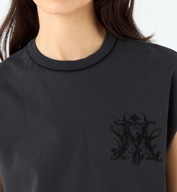MACPHEE「コットンジャージー エンブレムTシャツ」|Tシャツ・カットソー|