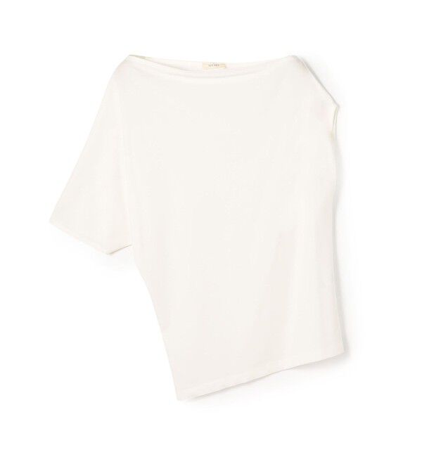 DES PRES「ソフトプレーンジャージー ツイストプルオーバー」|Tシャツ・カットソー|11 ホワイト