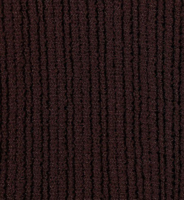 Ballsey「ブークレーミラノリブボーダー フレアカーディガン」|カーディガン|