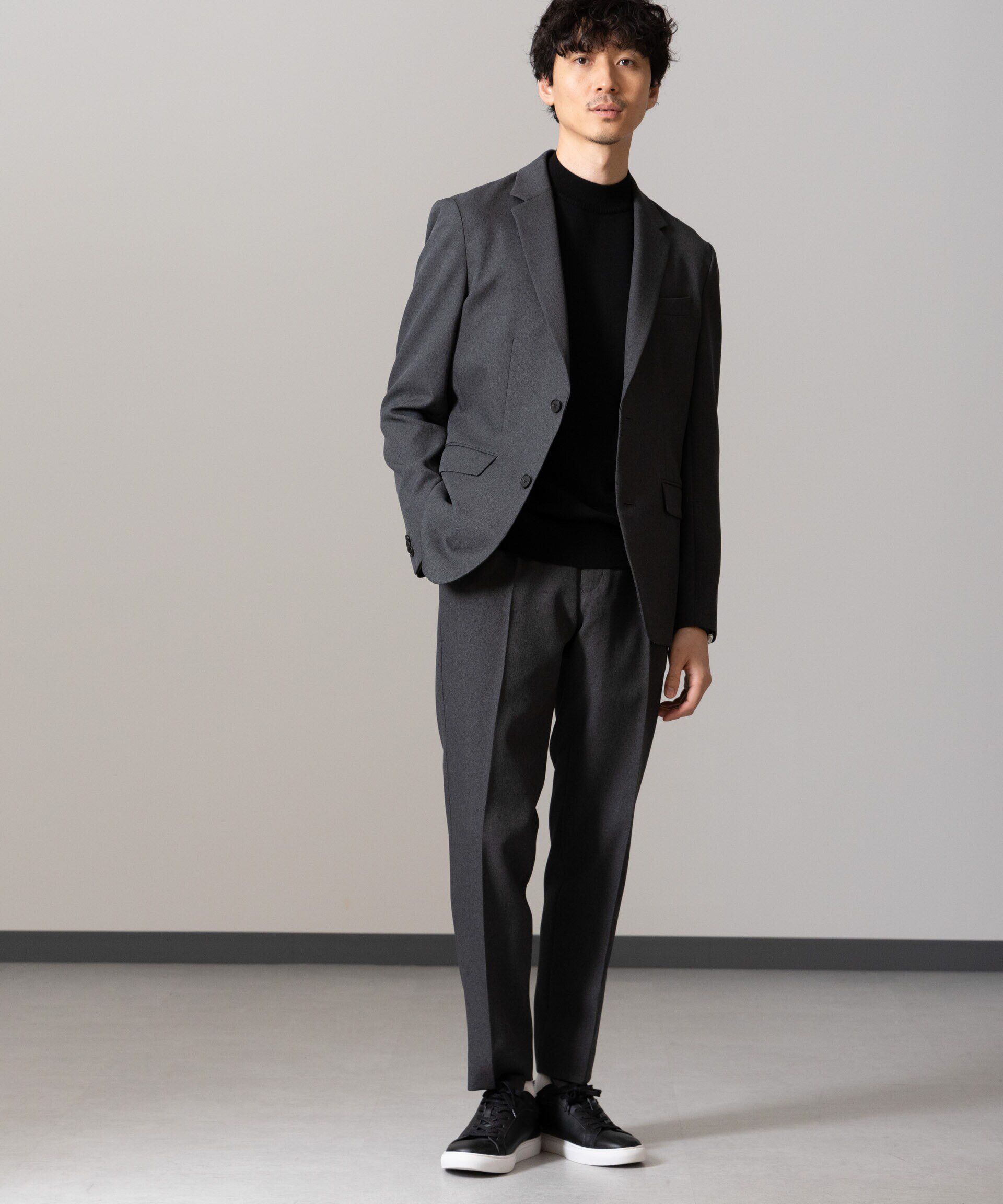 nano･universe「「毛玉レスニット」 ファインゲージモックネック」|ニット・セーター|