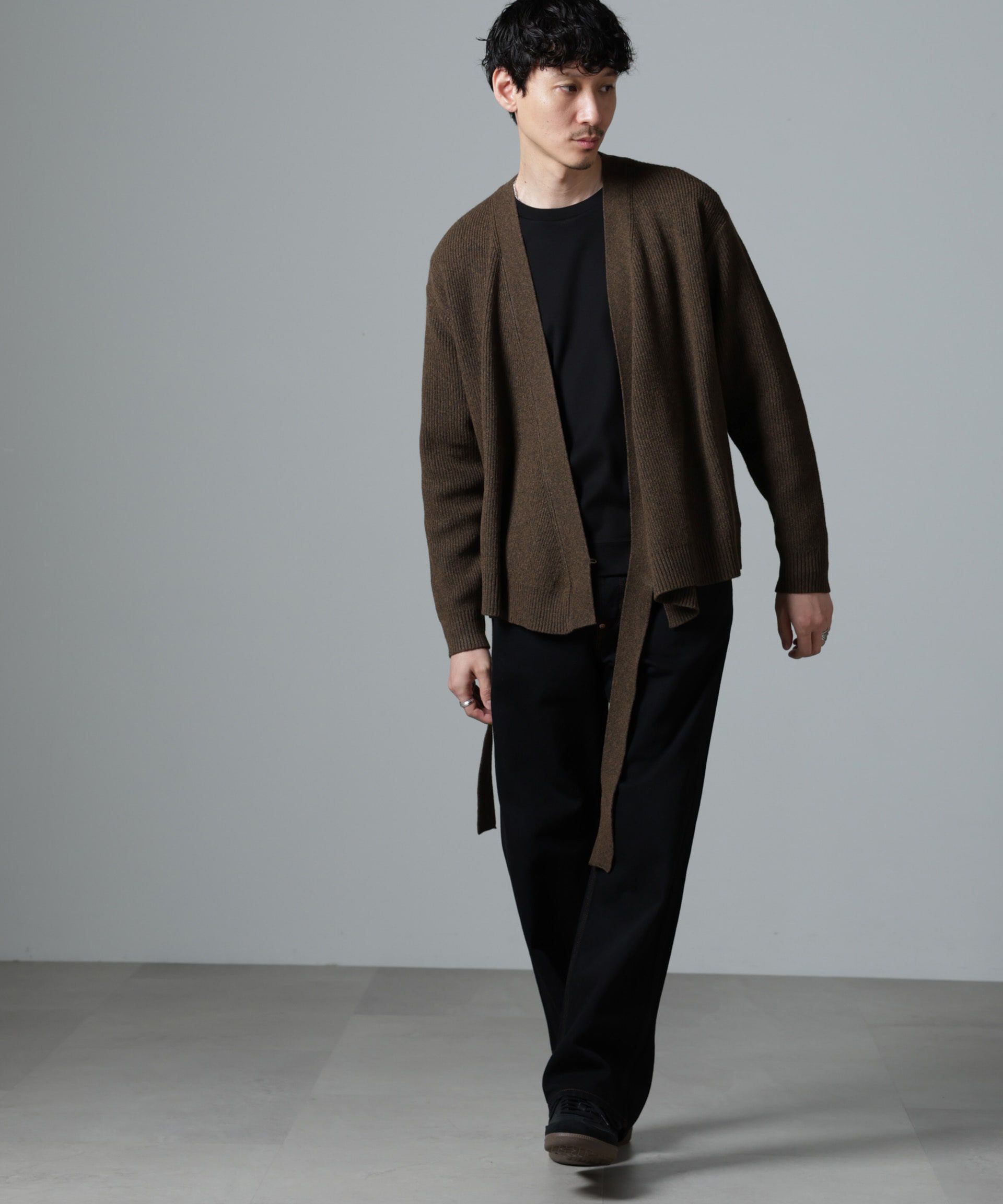 nano･universe「畔編みタイカーディガン」|ニット・セーター|