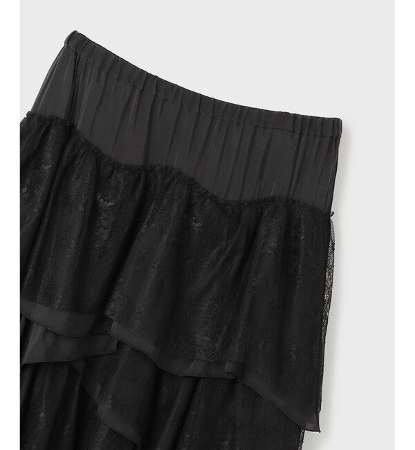 GRACE CONTINENTAL「レースコンビティアードスカート」|スカート|