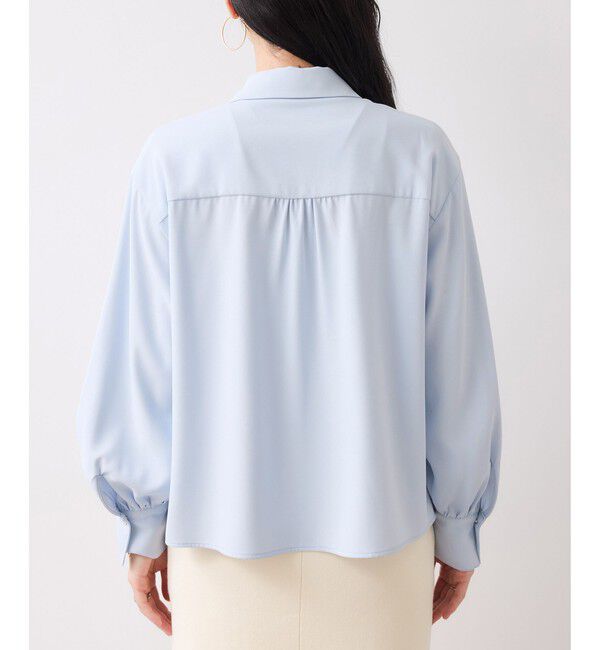 VIS「メタル釦シャツブラウス/イージーケア」|シャツ・ブラウス|