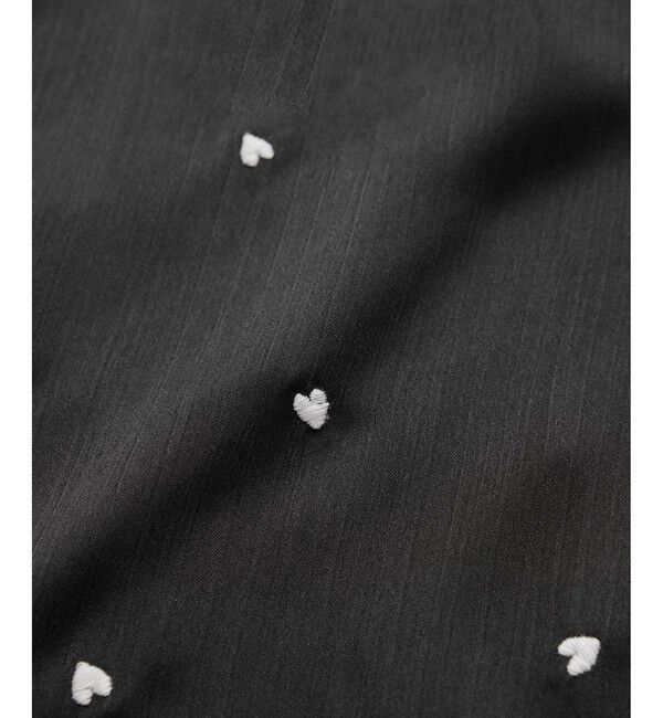 VIS「ハートモチーフ刺繍ブラウス/イージーケア」|シャツ・ブラウス|