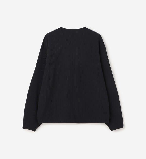  「Gymphlex | ワッフル Vネックジップカーディガン MEN」|カーディガン|