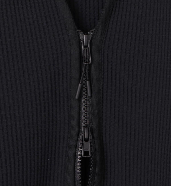  「Gymphlex | ワッフル Vネックジップカーディガン MEN」|カーディガン|