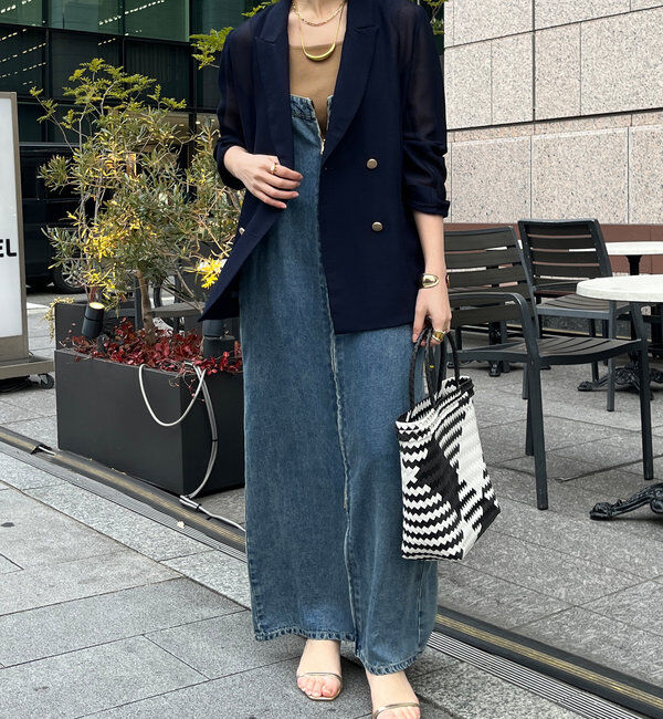  「メッシュダブルジャケット」|テーラードジャケット|