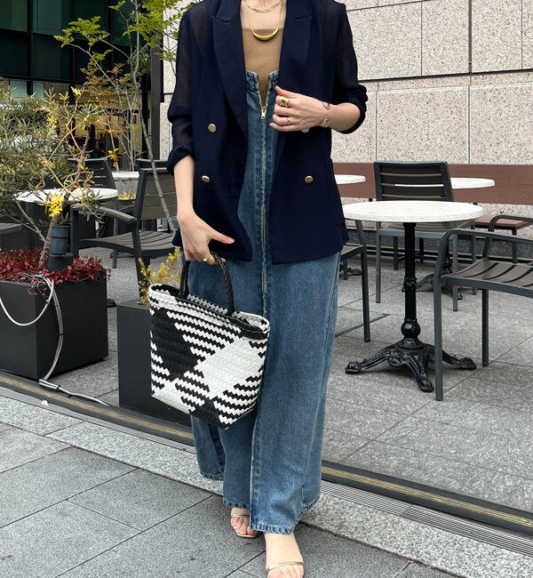  「メッシュダブルジャケット」|テーラードジャケット|