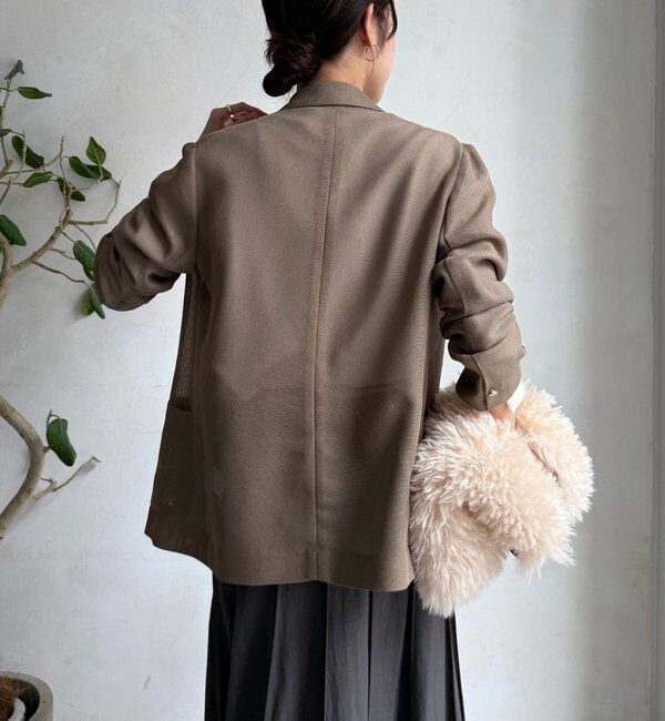  「メッシュダブルジャケット」|テーラードジャケット|