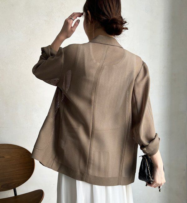  「メッシュダブルジャケット」|テーラードジャケット|