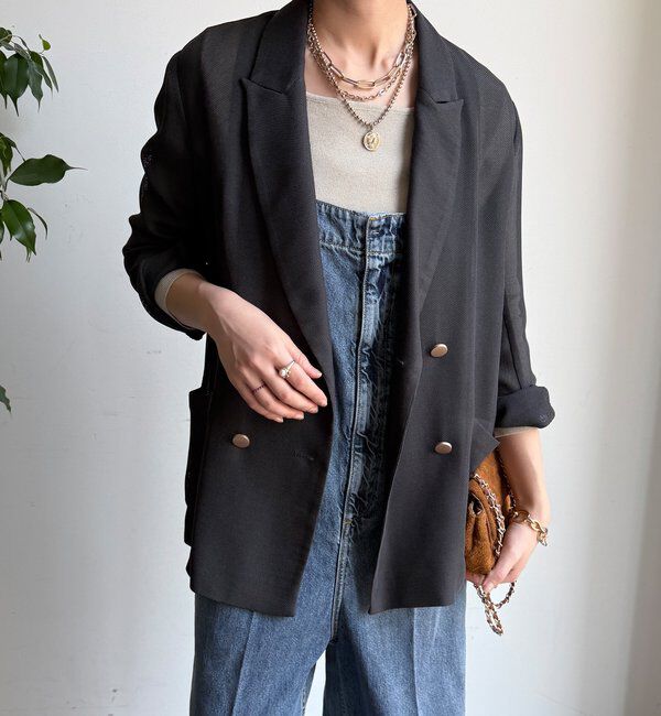  「メッシュダブルジャケット」|テーラードジャケット|