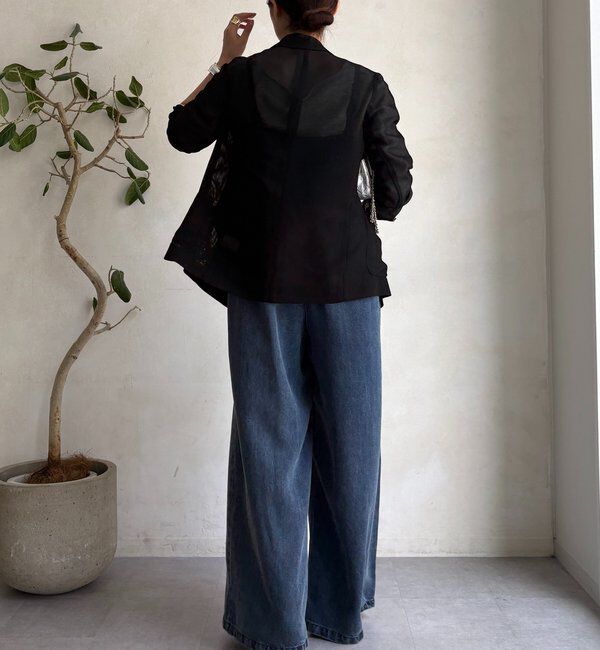  「メッシュダブルジャケット」|テーラードジャケット|