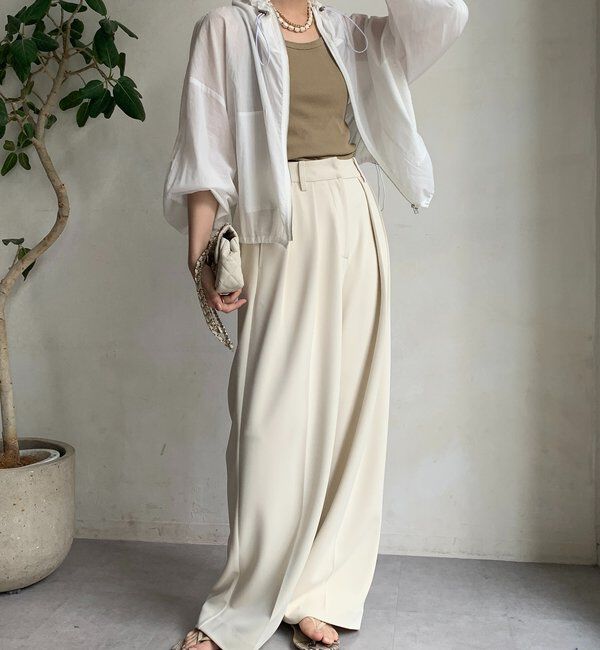  「【新色追加】綿ローンドロストブルゾン」|ブルゾン・スタジャン|