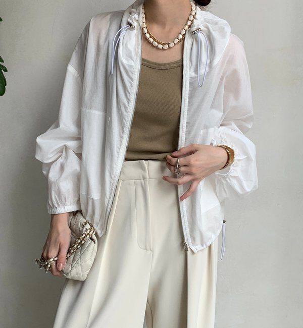  「【新色追加】綿ローンドロストブルゾン」|ブルゾン・スタジャン|