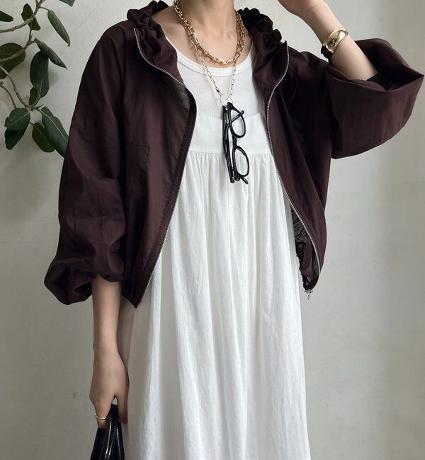  「【新色追加】綿ローンドロストブルゾン」|ブルゾン・スタジャン|