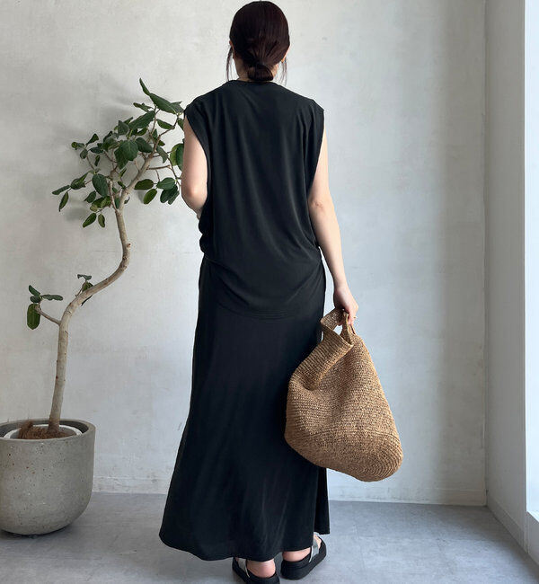  「【セットアップ可】ソフトロングスカート」|スカート|