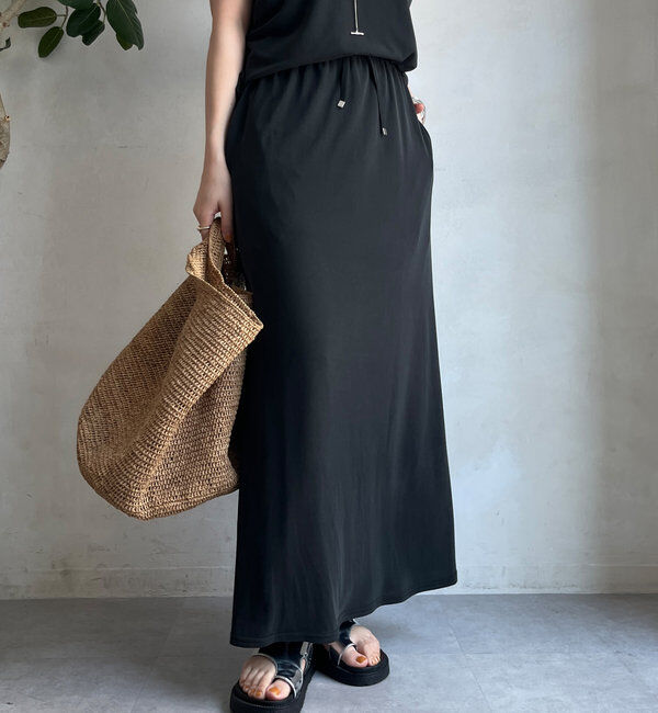  「【セットアップ可】ソフトロングスカート」|スカート|