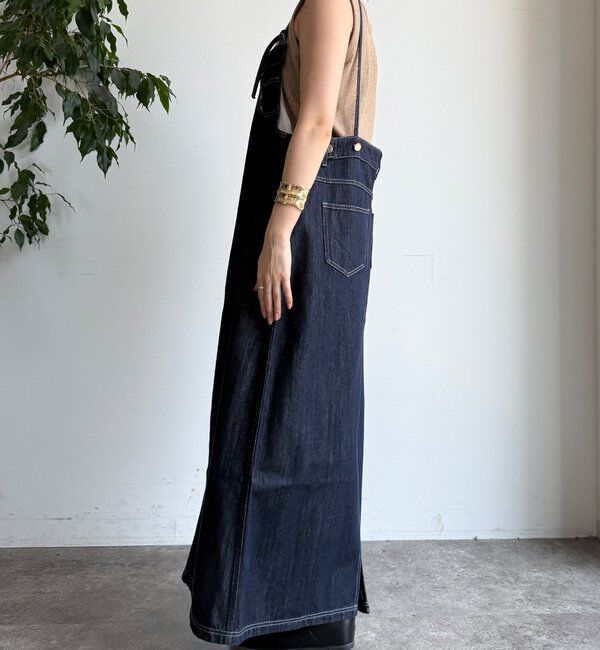  「【WEB限定】デニムジャンスカ」|ワンピース|