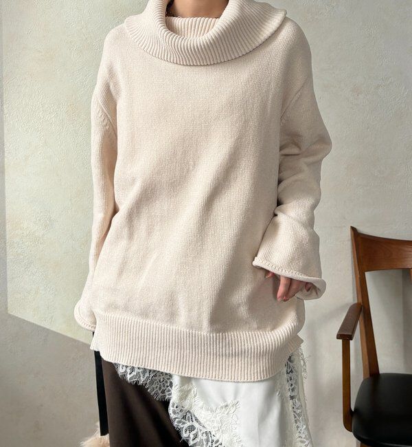  「モールタートルプルオーバー」|ニット・セーター|