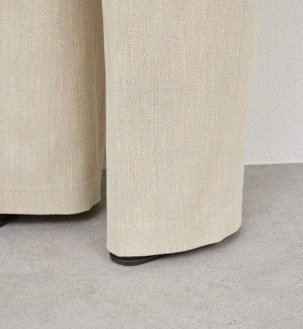  「【セットアップ対応】ダブルタックツイードパンツ」|チノ|