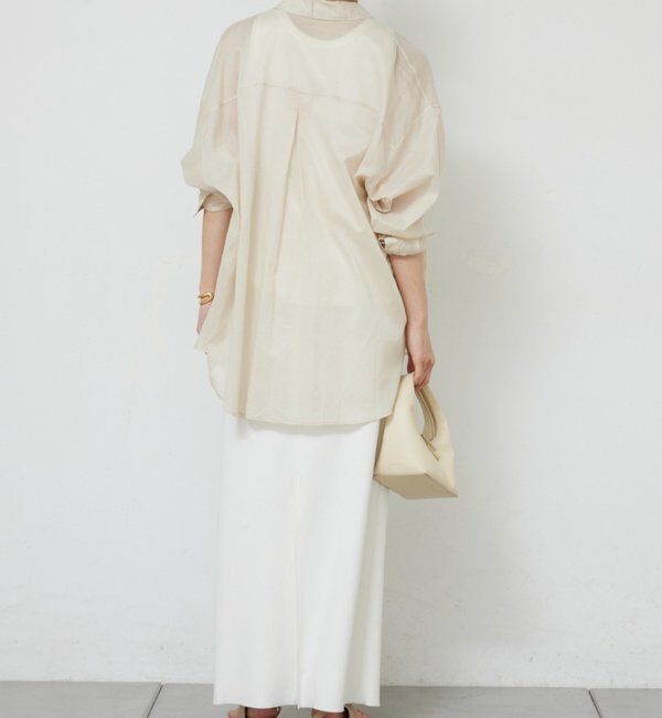  「【2WAY】カシュクールローンシャツ」|シャツ・ブラウス|