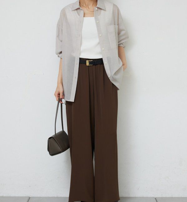  「【2WAY】カシュクールローンシャツ」|シャツ・ブラウス|