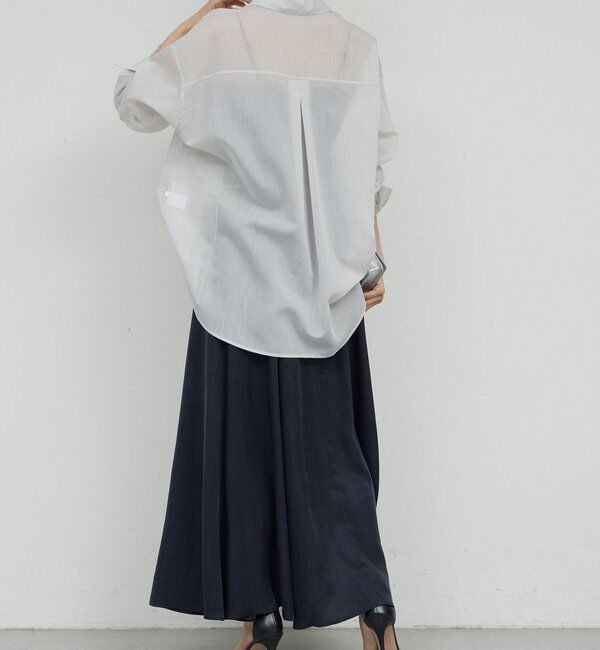  「【2WAY】カシュクールローンシャツ」|シャツ・ブラウス|