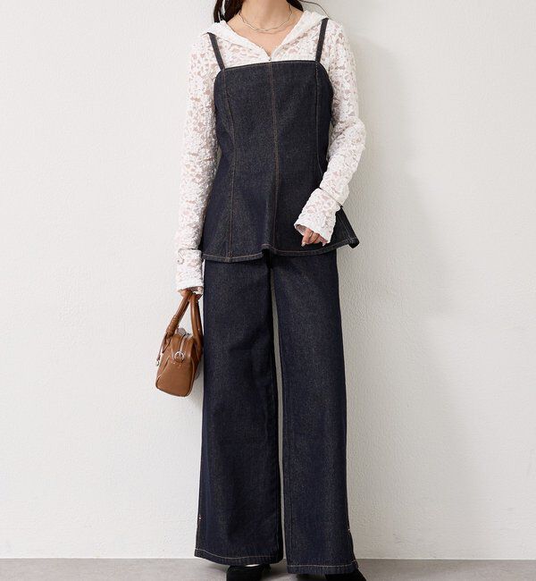  「レースフーディーパーカー」|パーカー|