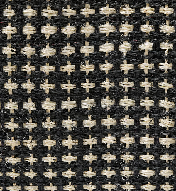 collex「【別注】クロス柄サイザルバスケット」|かごバッグ|