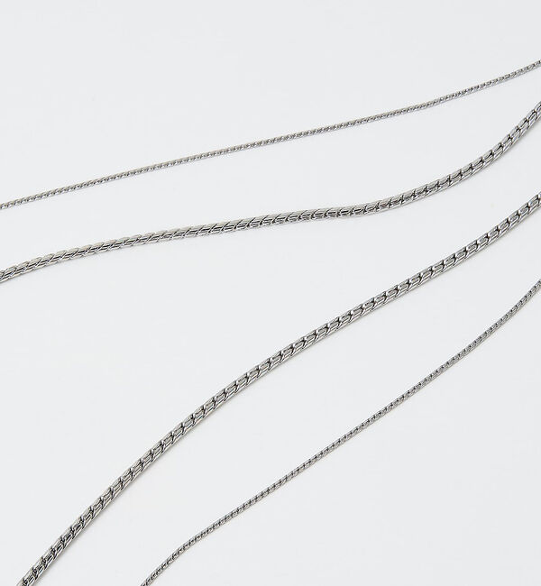 collex「【dignif】【金属アレルギー対応】ダブルチェーンロングネックレス」|ネックレス|