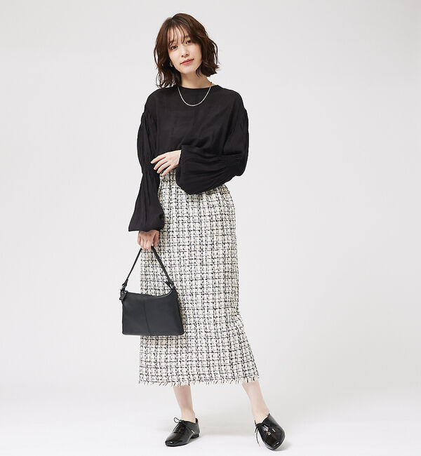 abahouse mavie「キャンディスリーブ2WAYシアーブラウス」|シャツ・ブラウス|