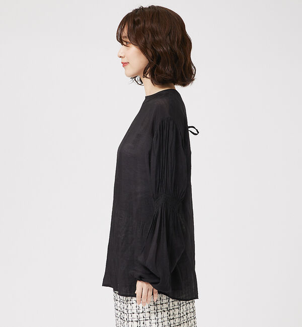 abahouse mavie「キャンディスリーブ2WAYシアーブラウス」|シャツ・ブラウス|