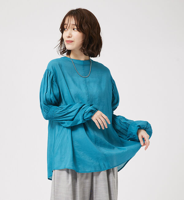 abahouse mavie「キャンディスリーブ2WAYシアーブラウス」|シャツ・ブラウス|