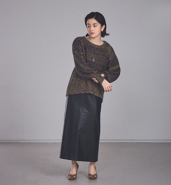 NOMINE「【展開店舗限定】ミックスヤーンボリュームスリーブニット」|ニット・セーター|