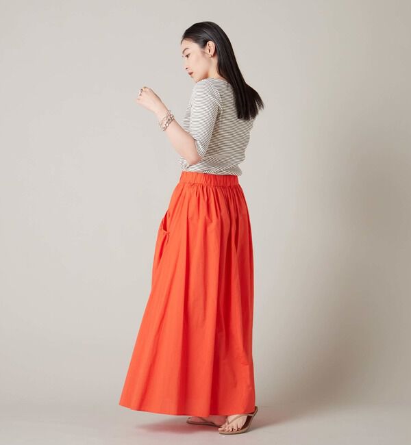 Liesse「ボートネック＆分袖ボーダープルオーバー」|Tシャツ・カットソー|