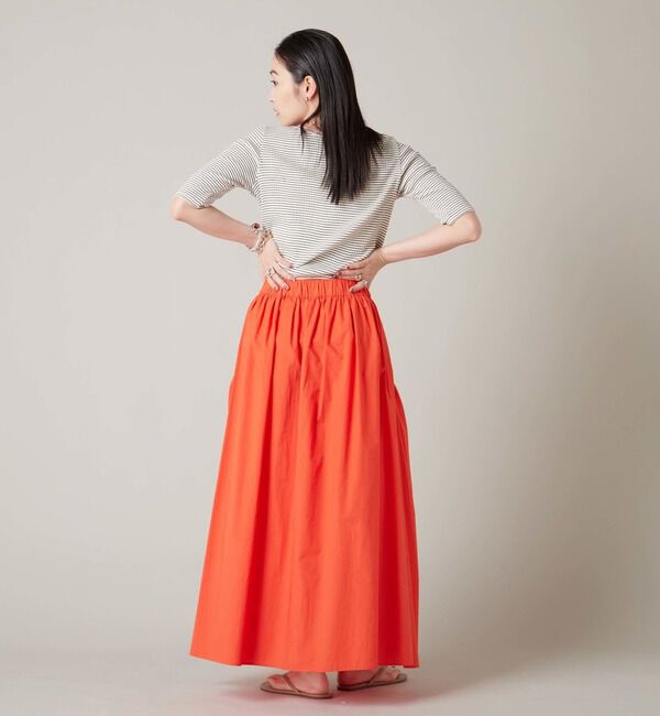 Liesse「ボートネック＆分袖ボーダープルオーバー」|Tシャツ・カットソー|