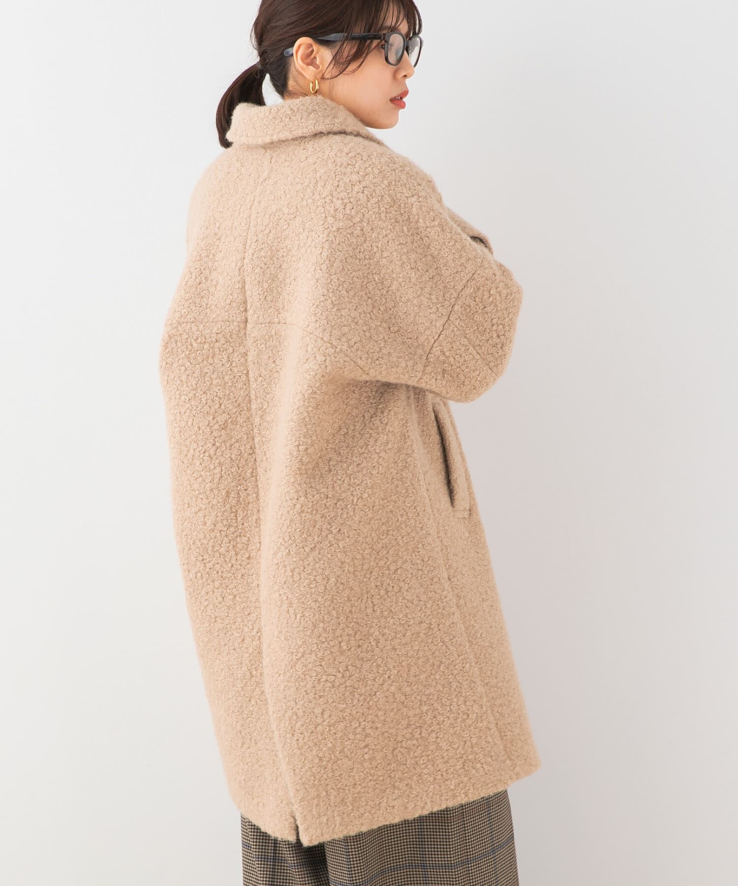 URBAN RESEARCH ROSSO「F by ROSSO　『UR TECH』ブークレステンカラーコート」|ステンカラーコート|